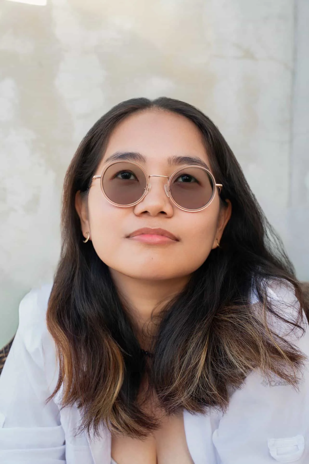 Close portrait of Maria representing hospitality and client experience